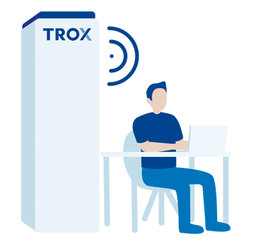 TROX Air purifier - Stillegående NO